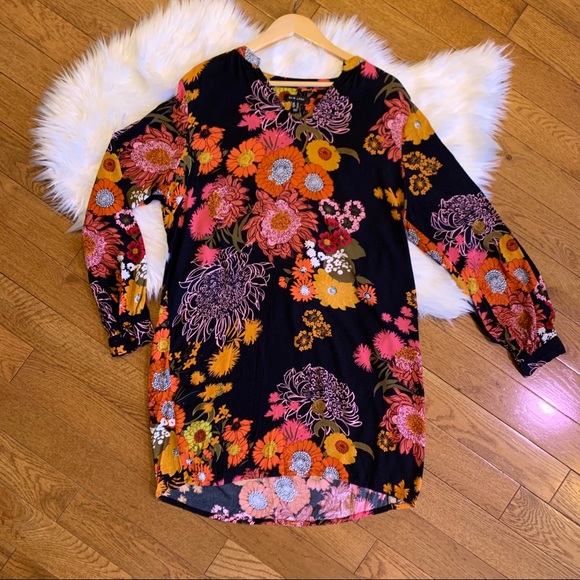 ASOS x NEW LOOK Floral Shift Dress - Picture 3 of 7